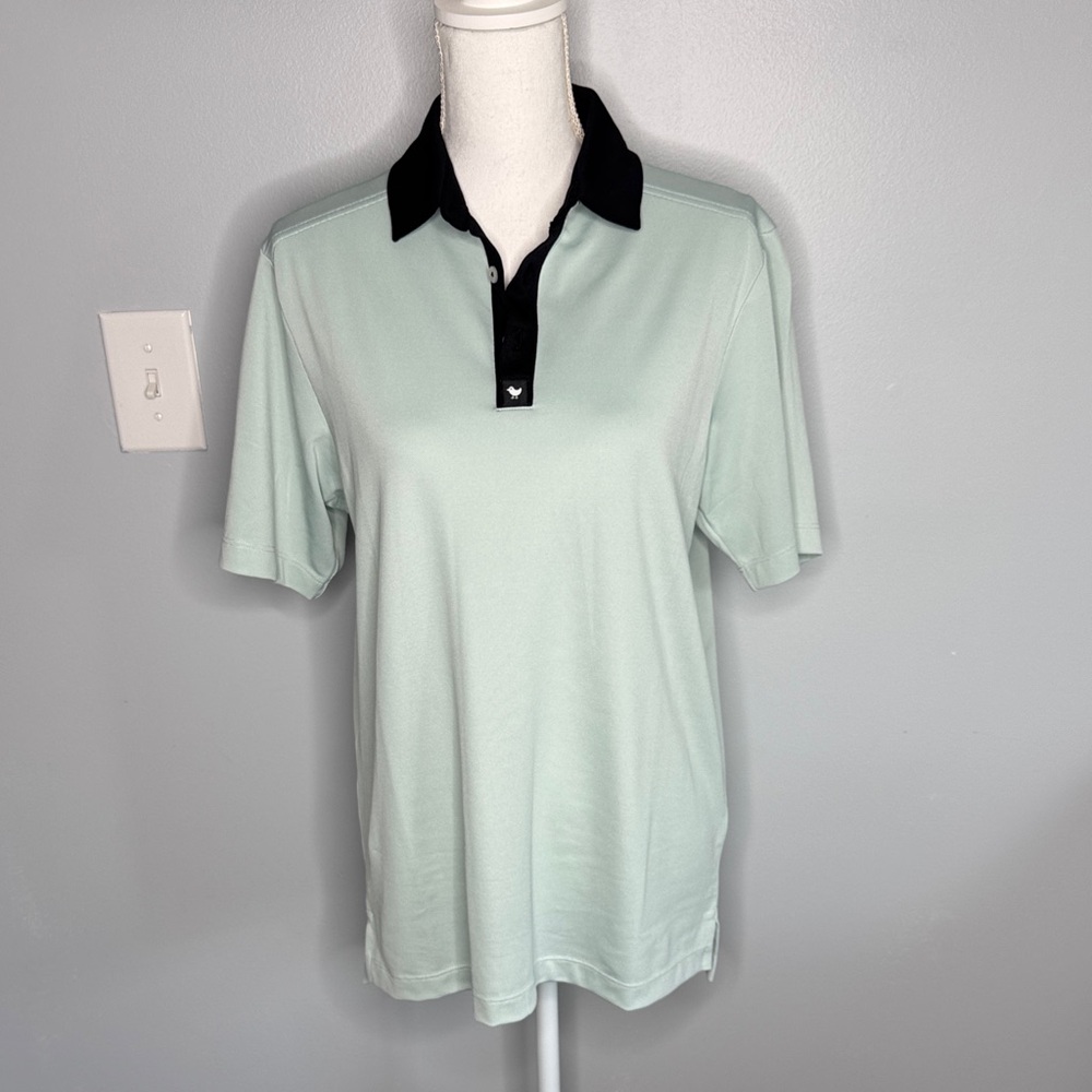 Bad Birdie Polo with Black Collar size Small